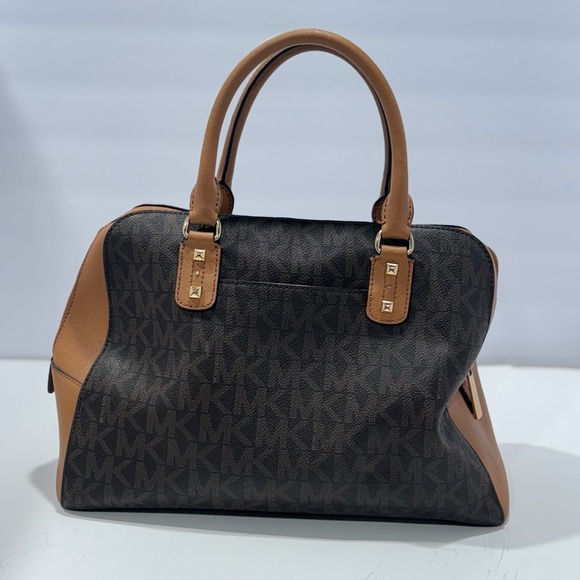 Michael Kors Brown Studded Women's Bag - Picture 3 of 10